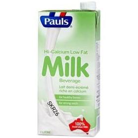 

pauls hi calcium milk low fat 1liter