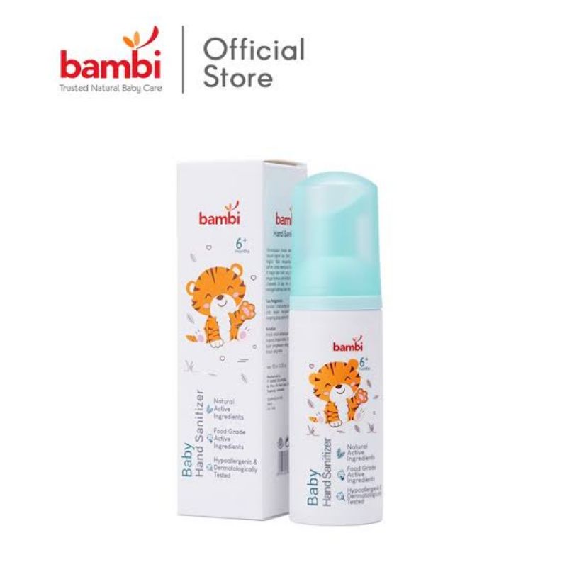 Bambi Baby Hand Sanitizer 60ml - Bambi HandSanitizer Bayi - Antiseptik Bayi - Antiseptic Bayi