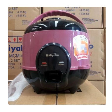 TERBARU Magic Com / Rice Cooker Miyako 0,6 Liter 3in1 MCM-606B-SBC MCM606B-SBC - MCM-606B-SBC ORI