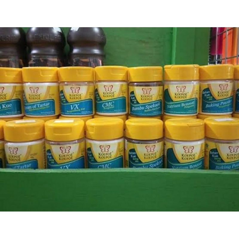 

LENGKAP produk kupu kupu vanili vx tbm sp soda kue baking powder cmc spekoek natrium benzoat tartar