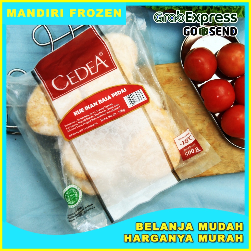 

CEDEA Kue Ikan Rasa Pedas 500gr - Makanan Beku Olahan