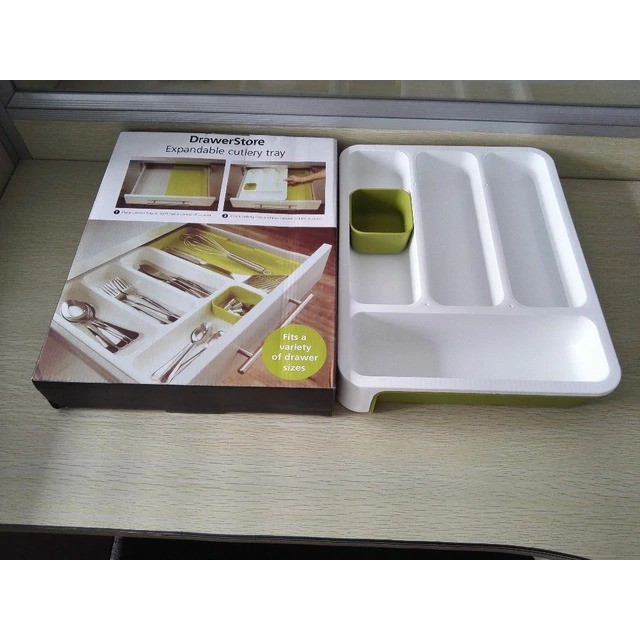 DrawerStore Expandable Cutlery Tray Sekat Laci Drawer Store 0500