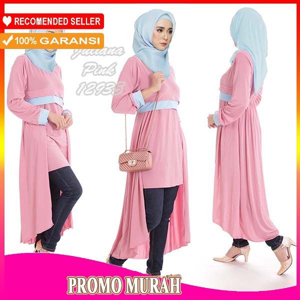 Juliana Gamis Wanita - Gamis Syari Pakaian Wanita Muslim - Gamis Set Pashmina Spandex Korea