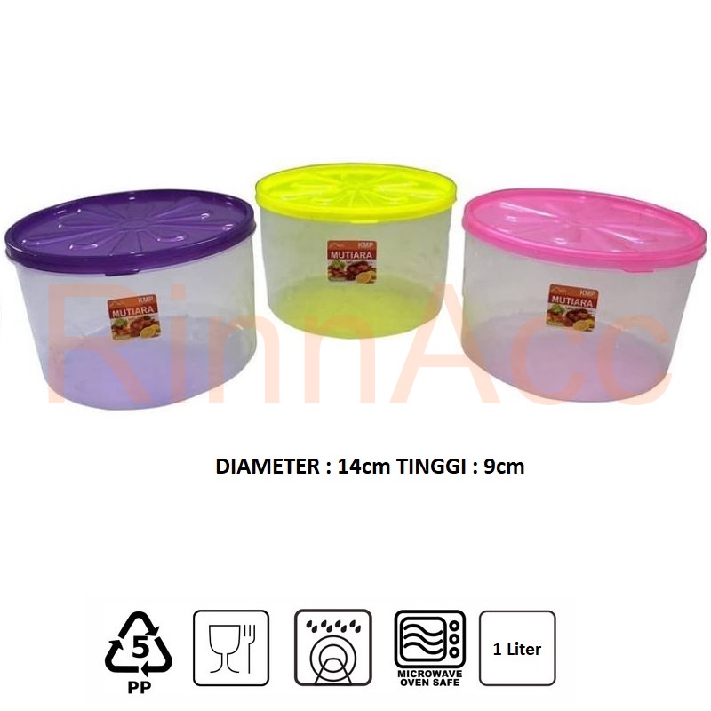 Toples Plastik 1 Liter Kmp / Toples Kue Lebaran / Toples Permen / Gula / Kacang / Coklat