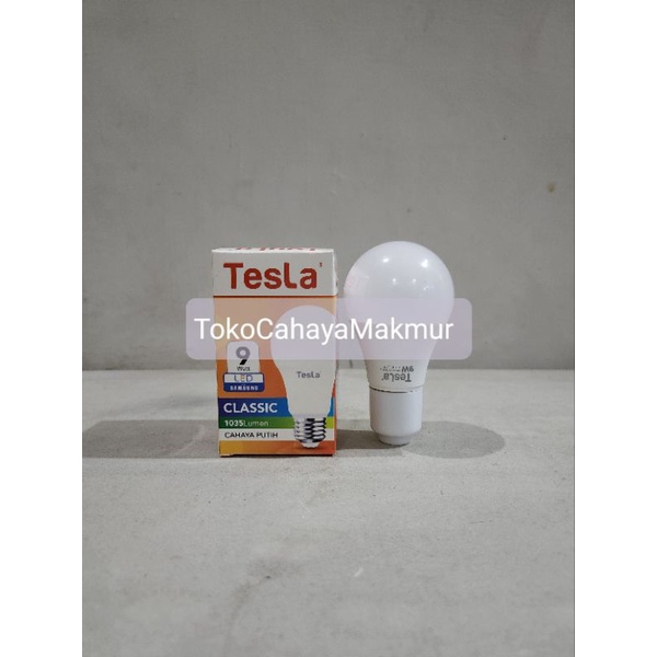 Lampu LED Bohlam Classic 9w 9watt Tesla Cahaya Putih Hemat Energy