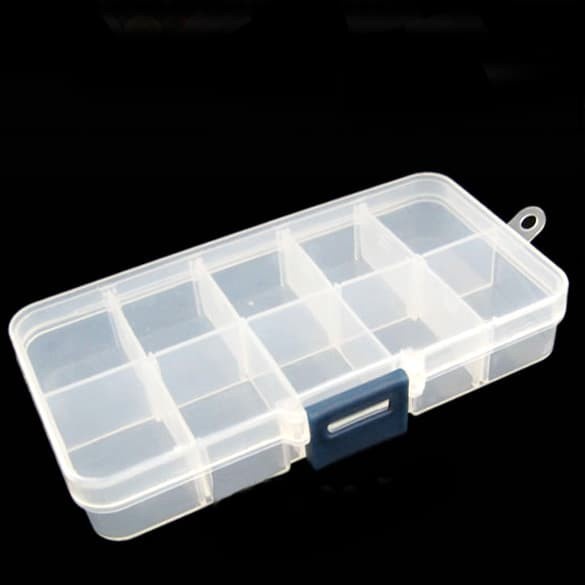 10 Compartment Jewelry Storage Box (10 cells)