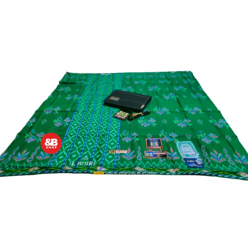 sarung lamiri S80 original MST kembang hijau botol karpet