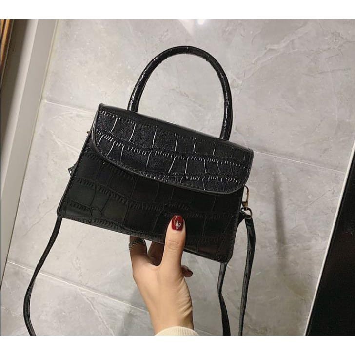 TAS MURAH - TAS SELEMPANG WANITA MIZU CROCO HANDLE + SELEMPANG BAG TAS SELEMPANG WANITA SHOULDER BAG MIZU-1