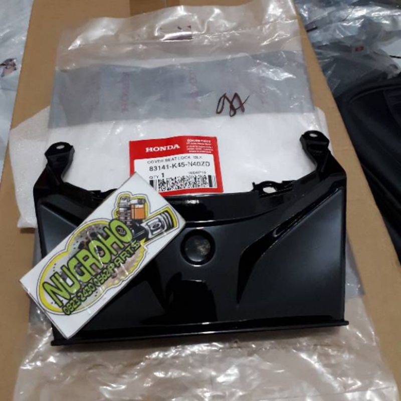 Cover Seat Lock Hitam New CBR150R K45G K45N (83141K45N40ZD)