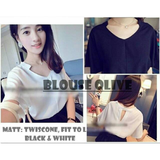 Blouse olive