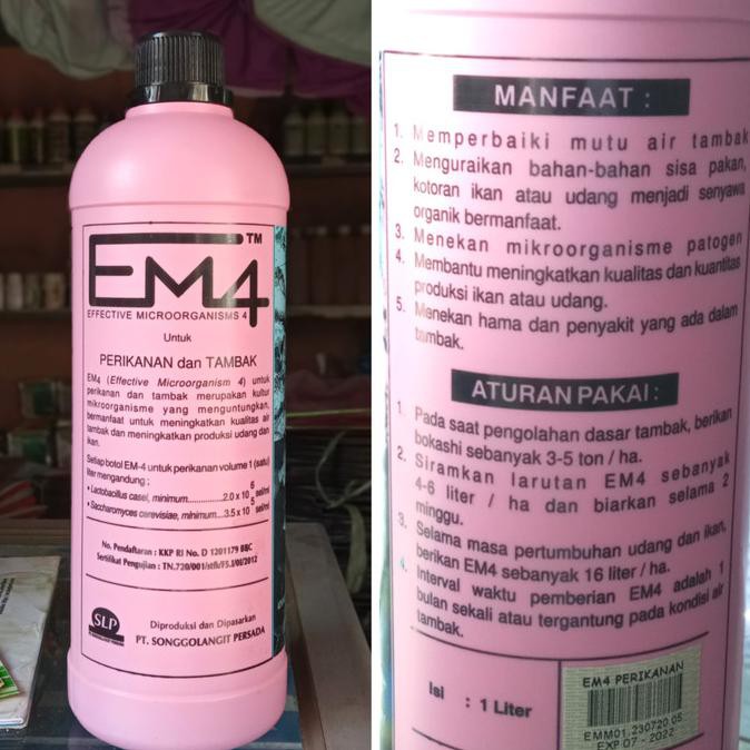 probiotik em4 perikanan 1 liter