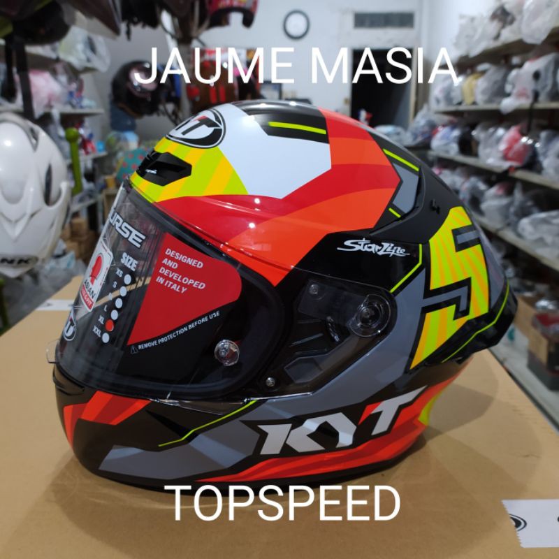 Jual Helm kyt TT course jaume masia red yelt Shopee Indonesia
