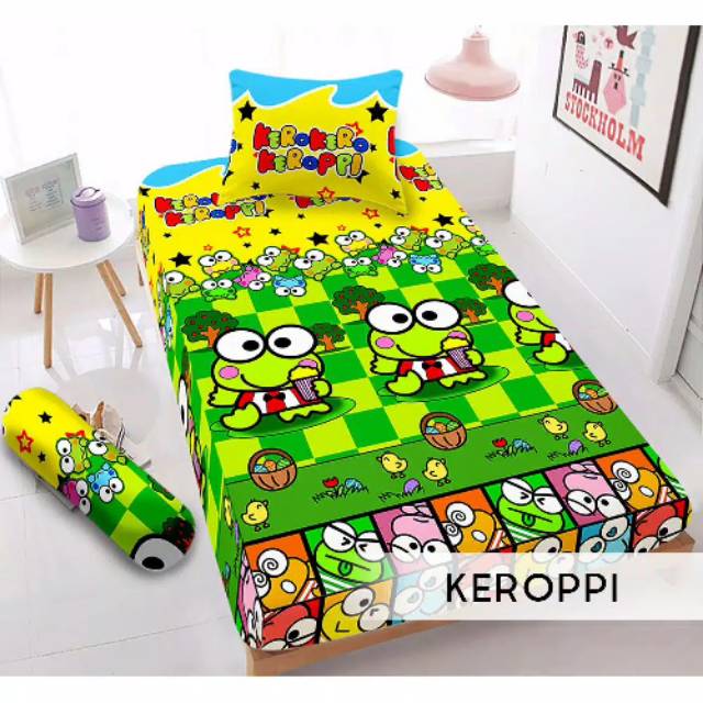 sprei rumbai monalisa flamingo