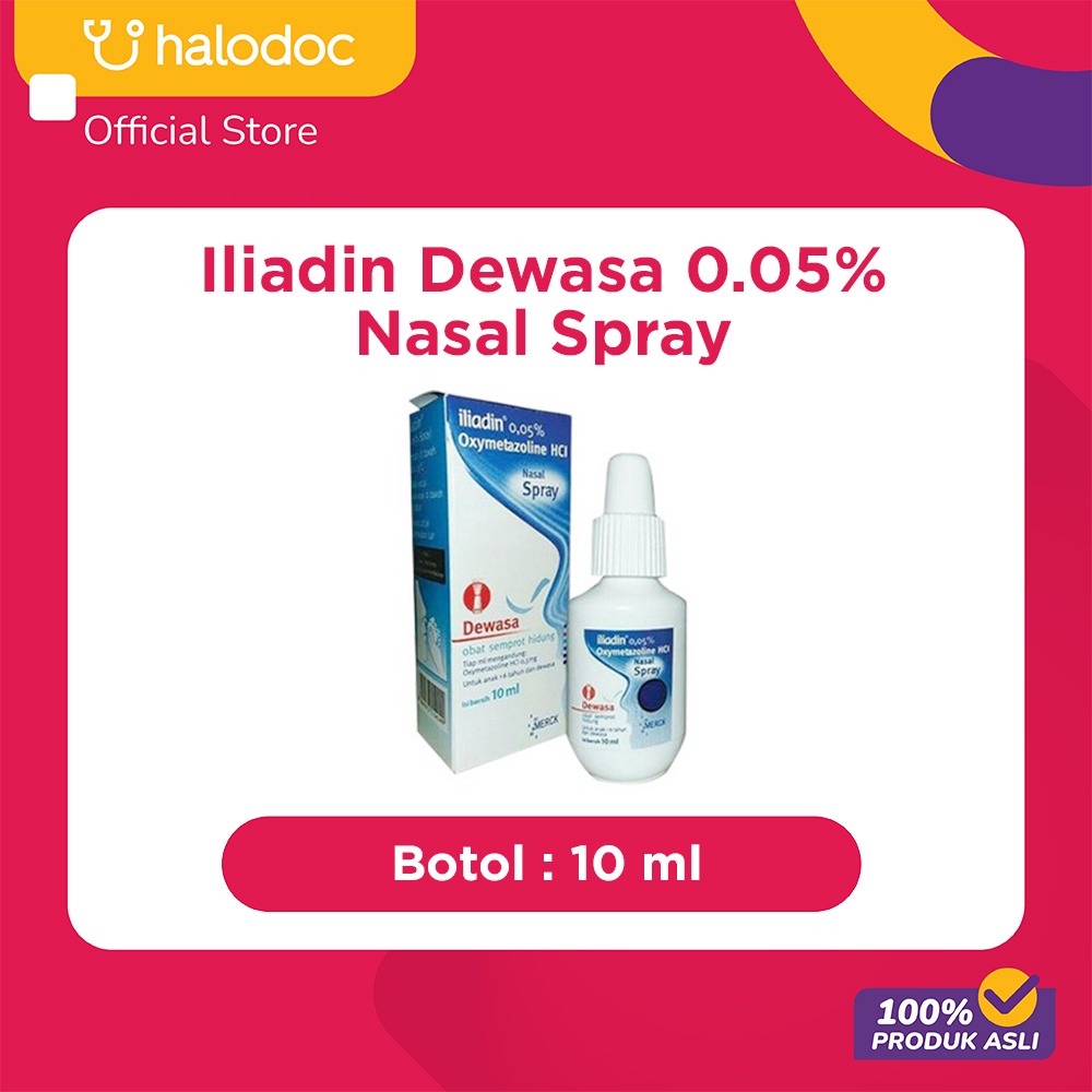 Iliadin Dewasa 0.05% Nasal Spray 10 ml