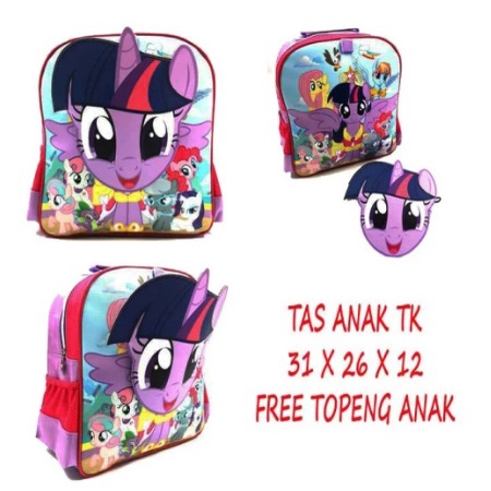 NEW ARRIVAL ~ COD ~ Tas Ransel Sekolah ANak TK + Topeng Iron Man Spiderman Batman Captain