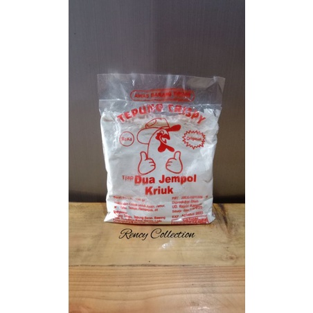 

Tepung Crispy Cap Dua Jempol Kriuk 150 gr/Tepung Kriuk Serbaguna 150 gr