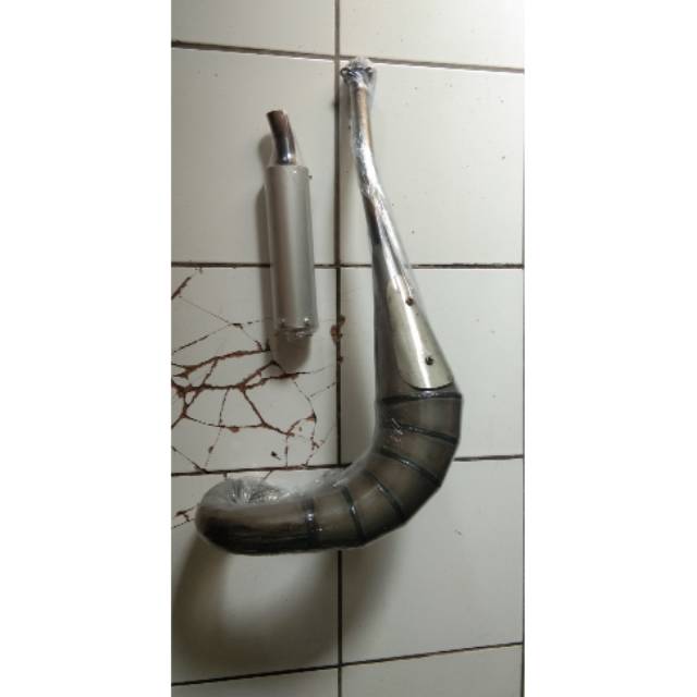 Knalpot Udang RX King RX Z bahan plat .