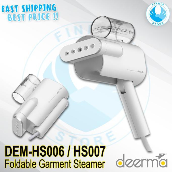 Deerma DEM-HS007 Setrika Uap Genggam Foldable 1.1 kg - Kapasitas Tangki Air 100 mL