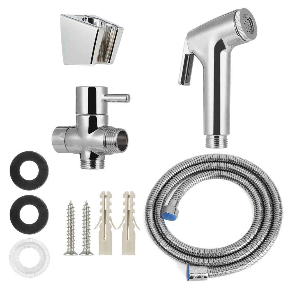 Populer Kepala Shower Cuci Stainless Steel Self Cleaning Hand Held Faucet