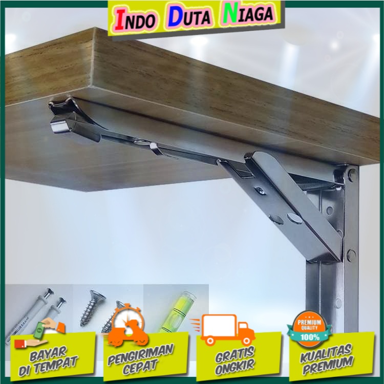 Taffware XIDA Bracket Engsel Stainless Steel 65kg 8 Inch 2 PCS JM007