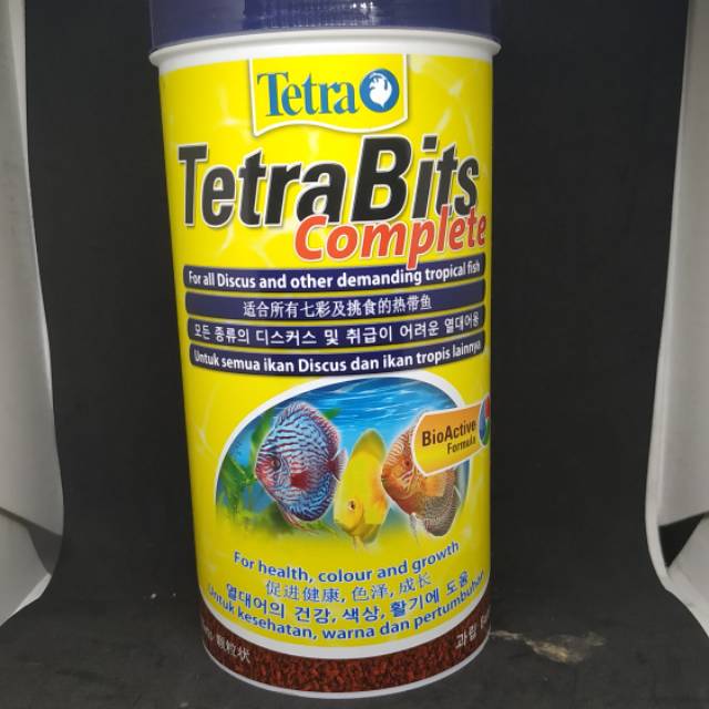 

Makanan/pakan ikan hias tetra bits complete 250gram