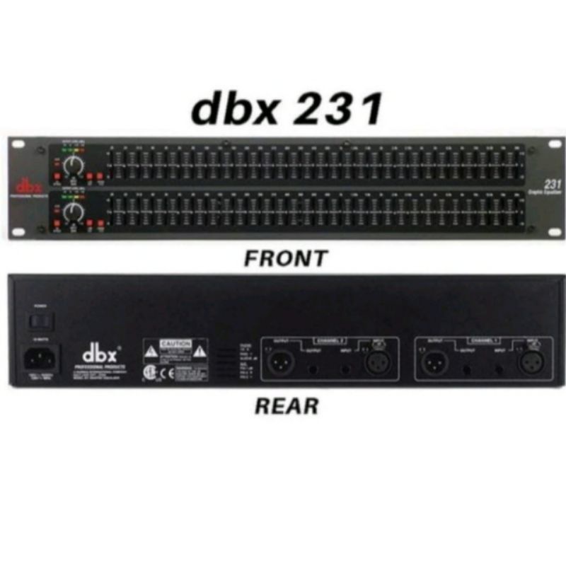 A EQUALIZER DBX231 EQUALIZER DBX 231