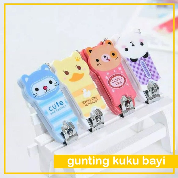 Gunting Kuku Bayi Anak Karakter Kartun Lucu (Nail Clipper)