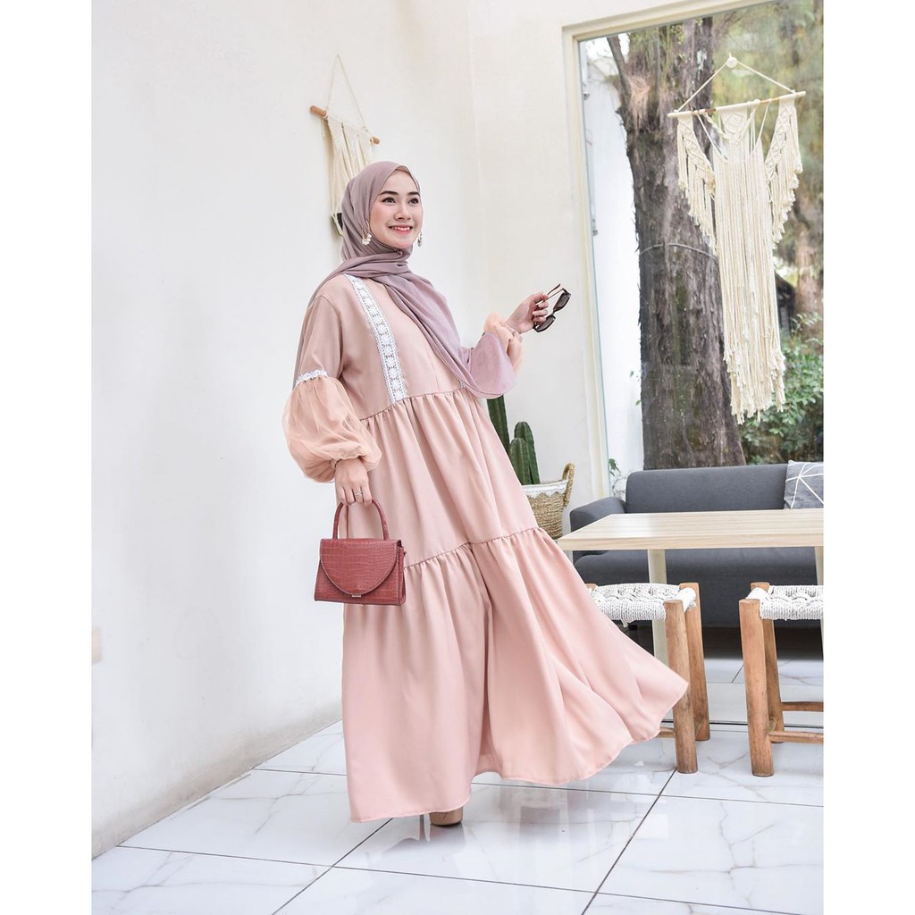 DRESS MAXI WANITA / HAYLA DRESS / DRESS MAXI KONDANGAN-4