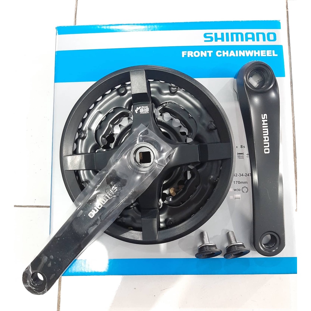 Shimano Tourney Fc-ty501 Crankset Size Shimano Tourney Ty501 NEW