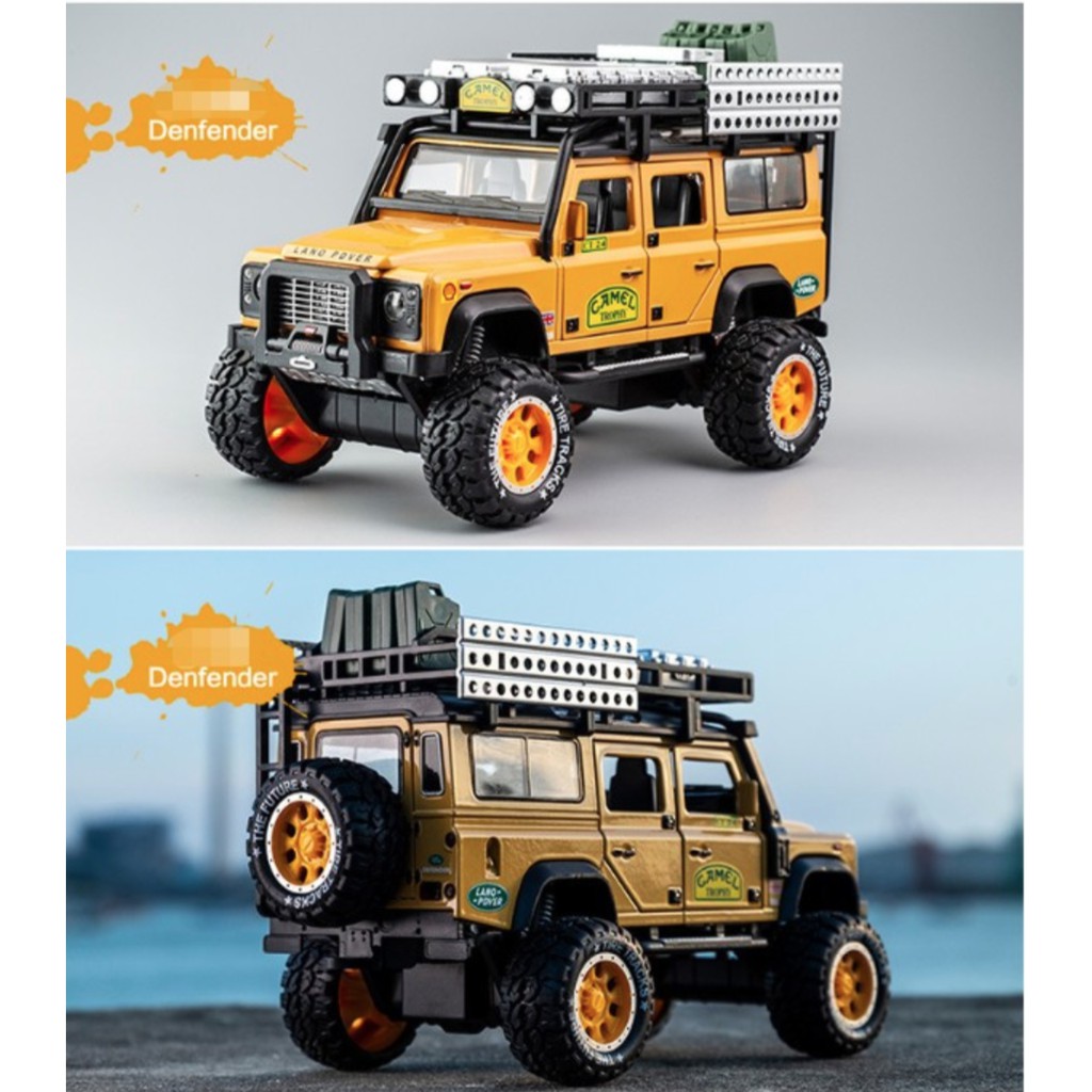 MINIAUTO DIECAST LAND ROVER DEFENDER 1:28 METAL COLLECTION BIG SIZE REALISTIC MODEL