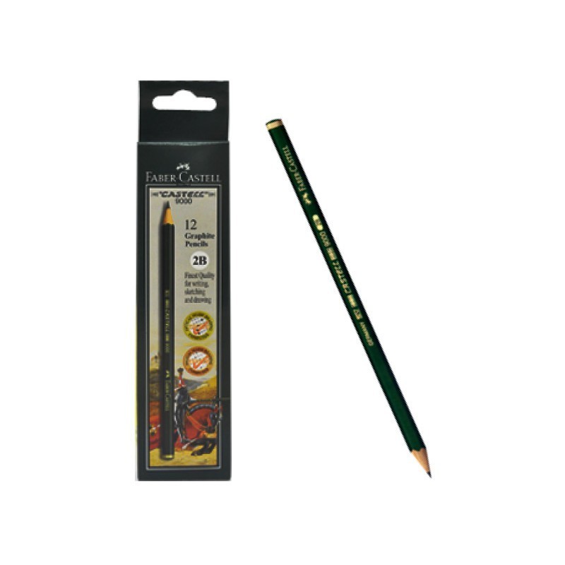 

Pensil serut kayu Merk Faber Castell 2B