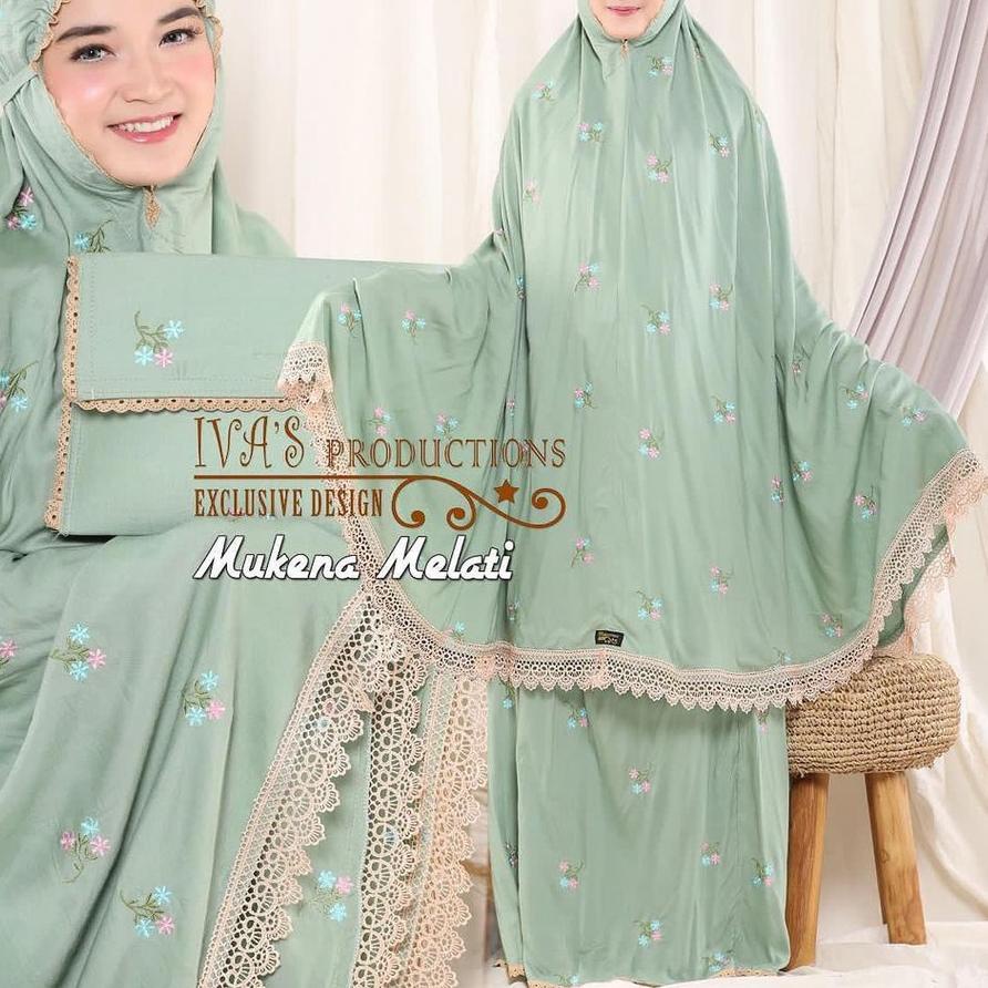 HM MUKENA MELATI /FASHION KEKINIAN/MUKENA GRACELLA/SOLO/ TAS/