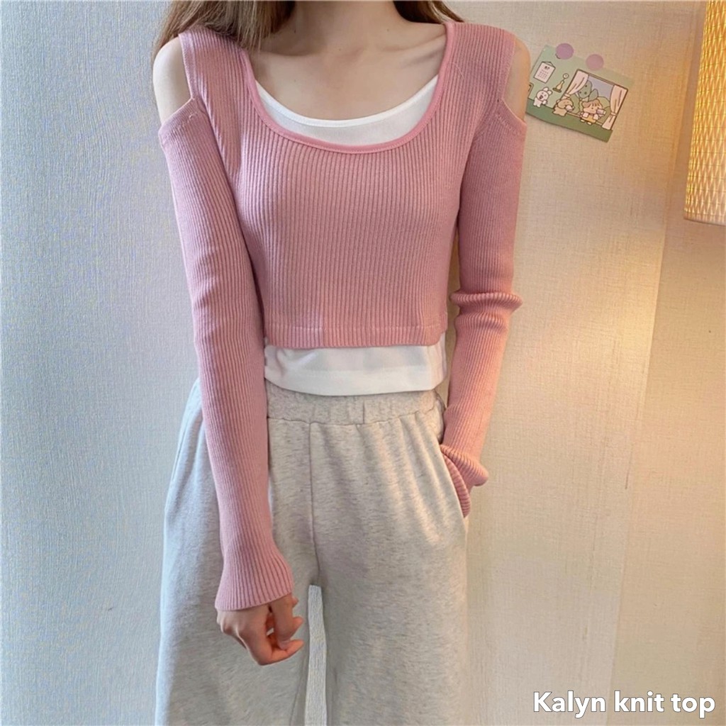 Kalyn knit top -Thejanclothes