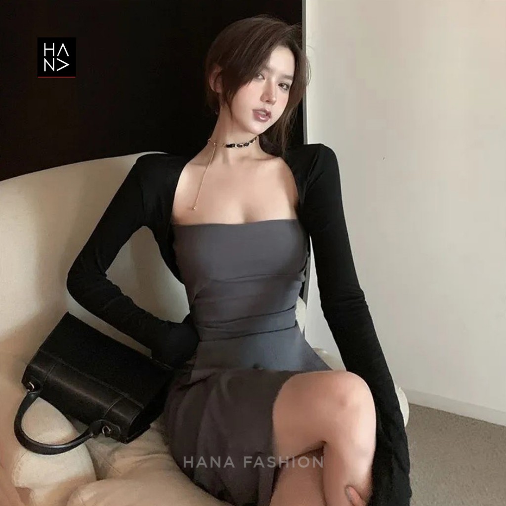 HanaFashion JKT - Felicita Crop Tee Bolero Murah - CT126