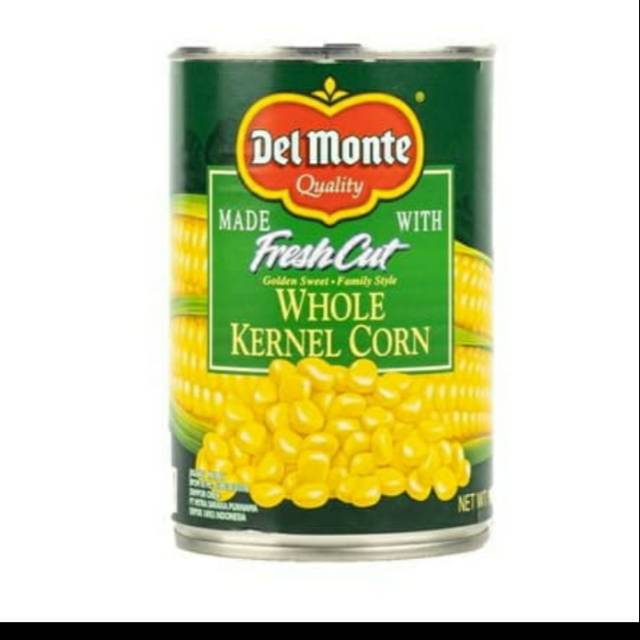 

Del Monte Quality / Whole Kernel Corn / kaleng / 432gr