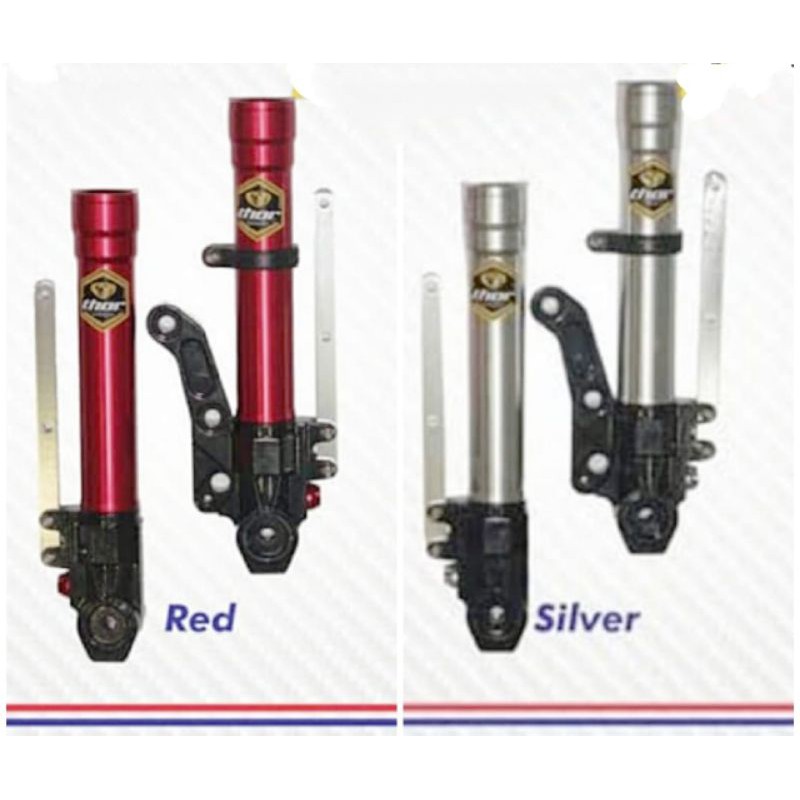 Bottom Shock Aerox Tabung Shock Depan Aerox Thor Silver Red not ride it scarlet usd