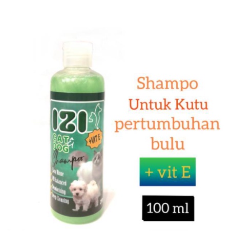 IZI With Vitamin E 100ml / Shampo Kucing &amp; Anjing Murah