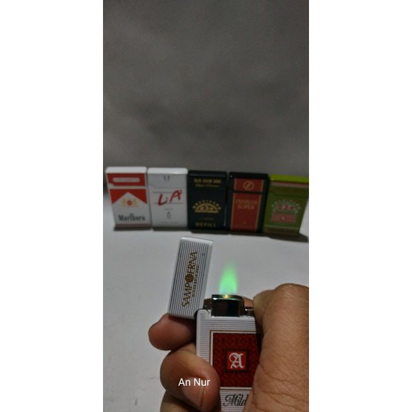 KOREK API BRAND ROKOK 6 MOTIF - KOREK - LIGHTER - MANCIS