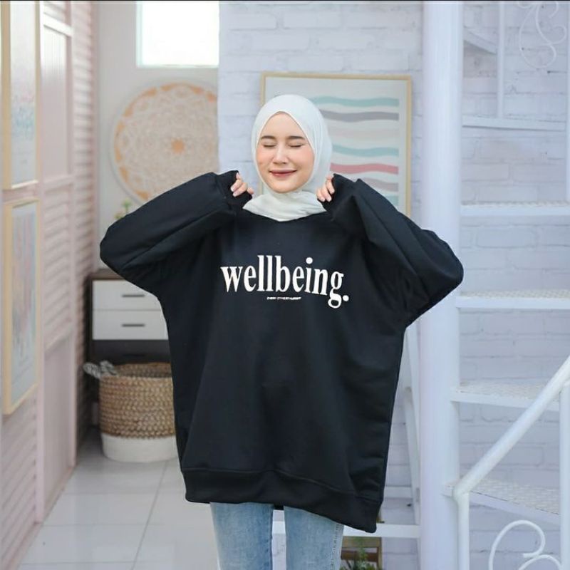 SWEATER WELBEING/sweater pria wanita/sweater kekinian/sweater murah/unisex