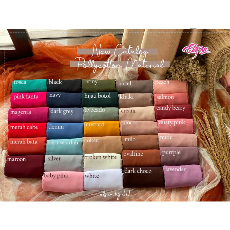 SALE HABISIN STOCK PROMO JILBAB PASMINA BELLA HYCOUNT