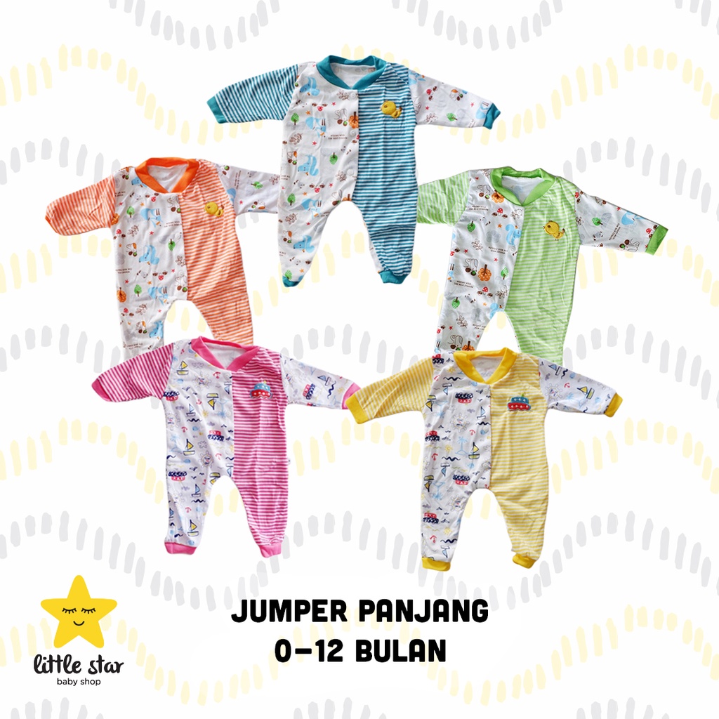 Y Lin Jumper Panjang Anak Bayi | Baju Tidur Baby Cewek Cowok