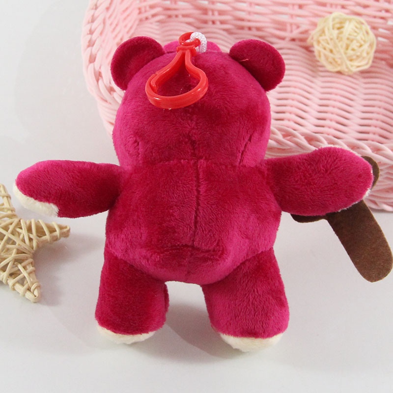 Gantungan Kunci Boneka Plush Disney Toy Story 3 Lotso Bear Stitch 10CM Untuk Hadiah Anak