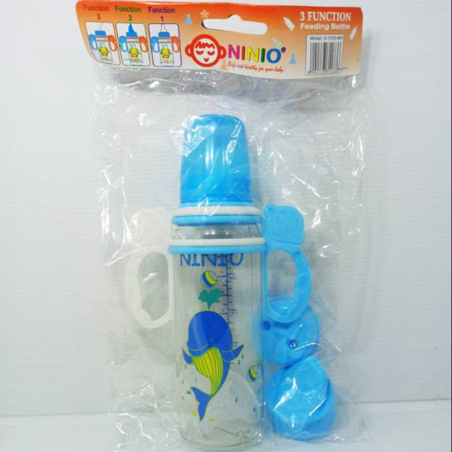 homimart I NINIO Botol Susu Dot Minum Asi Cup Bayi 3 Fungsi 3in1 150ml 3-2103-MH