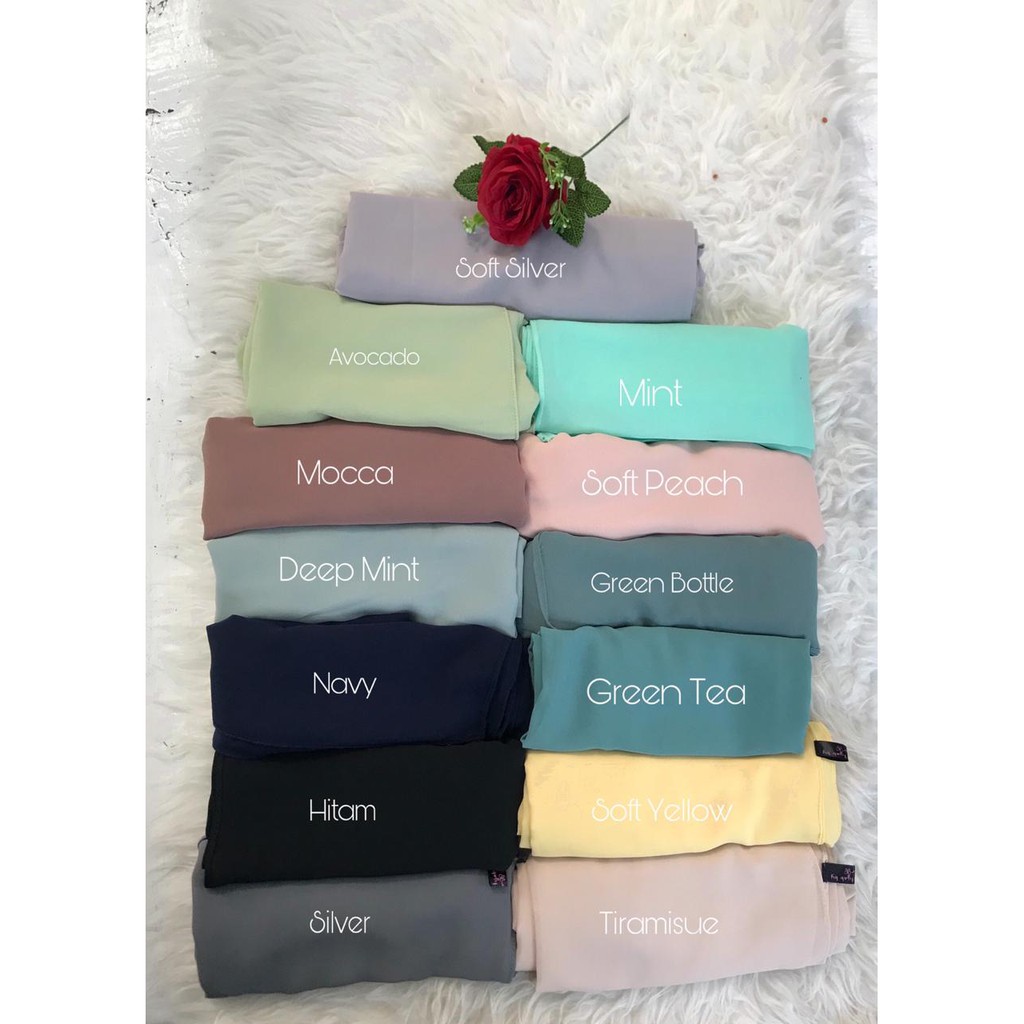 Pashmina Ceruti Baby Doll Premium/180x75/Hijab/Ceruti Baby Doll