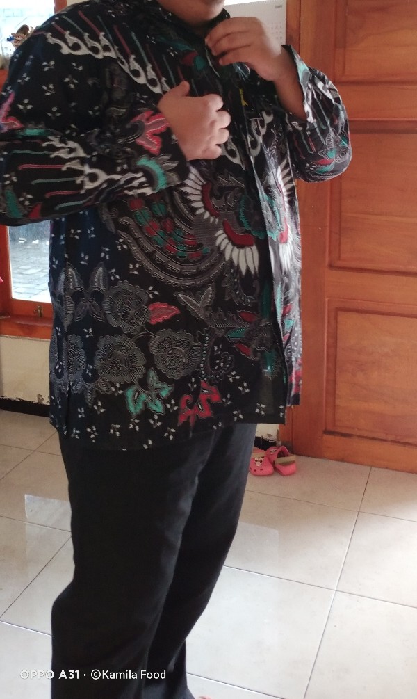 Kemeja Batik Pria Lengan Panjang Jumbo Big Size Besar Big Size Terlaris Terbaru Pakaian Pria Besar