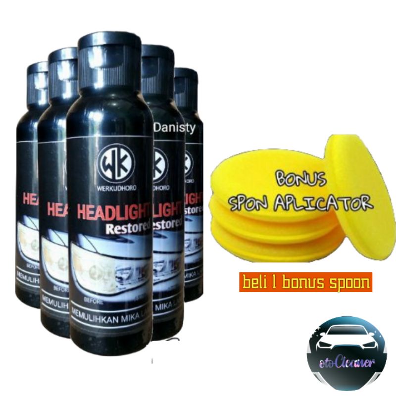 Pembersih Lampu Mobil / Pembersih Kaca Lampu Mobil /Pembersih Kaca Lampu Mobil Kuning / Kaca Lampu M