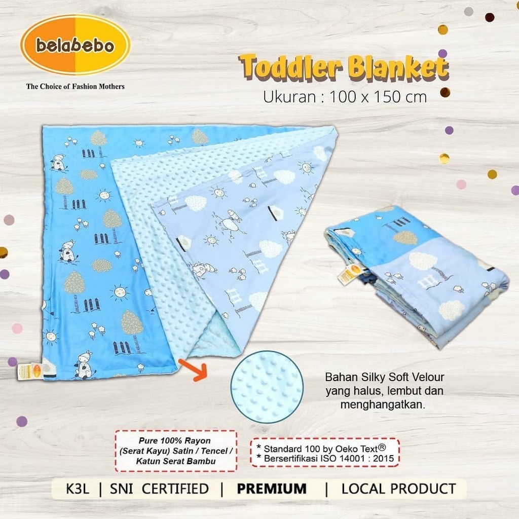 Belabebo Toddler Blanket - Selimut Anak