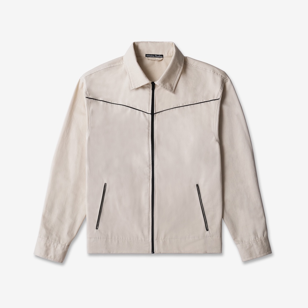 Arholma Studios - Zip Jacket 'Enfield' Cream Heather