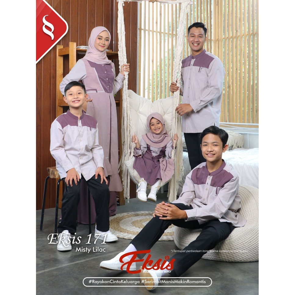 SARIMBIT 2022 SEPLY EKSIS 171 MISTY LILAC / GAMIS SEPLY MEYRA 63 MISTY LILAC / KOKO SEPLY KASEO 130 