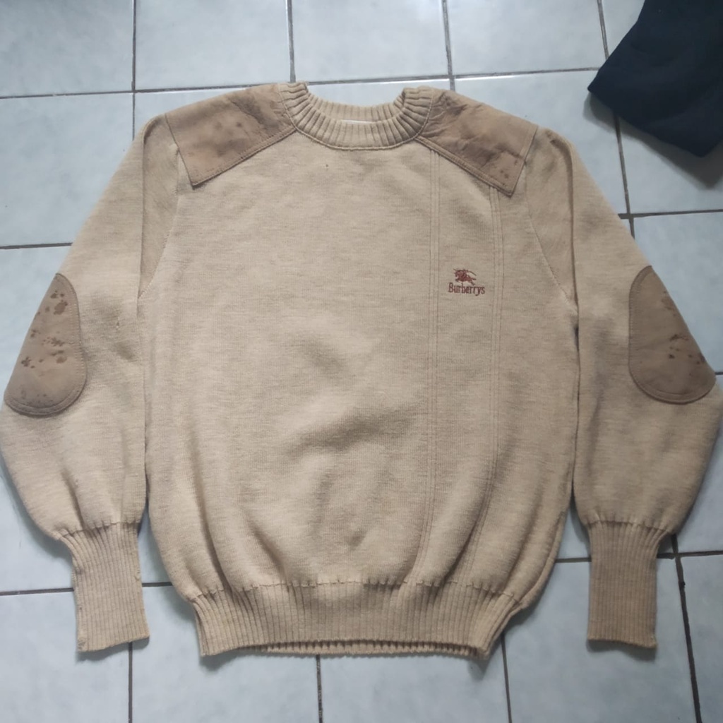 JUAL VIINTAGE SWEATER CREWNECK BURBERRY SECOND BEKAS
